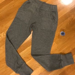 Alexander Wang high waisted ribbed sweat pants